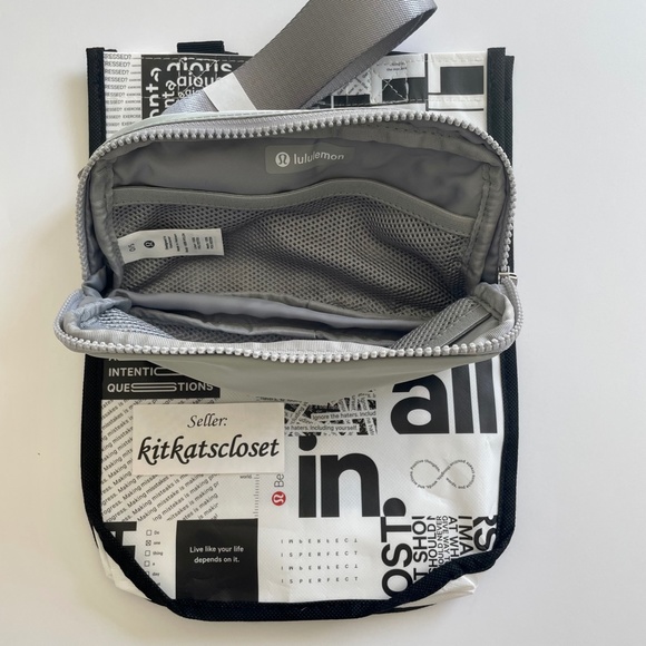 **LAST ONE** 🆕 1L SILVER DROP - NWT lululemon everywhere belt bag EBB 1L - Picture 8 of 11